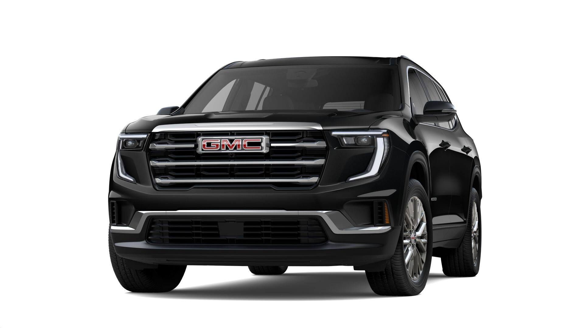 2026 GMC Acadia Elevation in Ebony Twilight Metallic — front three-quarter view