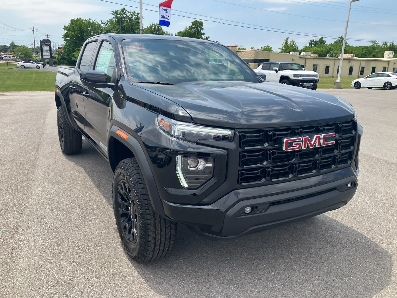 2026 GMC Canyon Elevation in Onyx Black — front three-quarter view